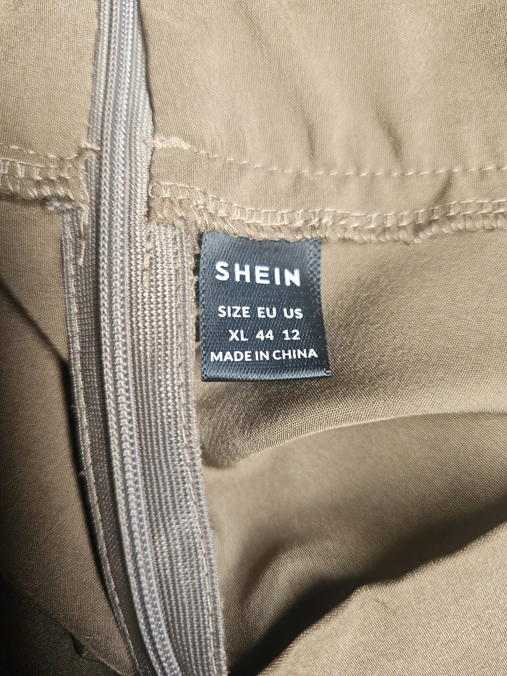 SHEIN Chic Coffee/Brown Maxi Skirt with Waist Tie - Size XL